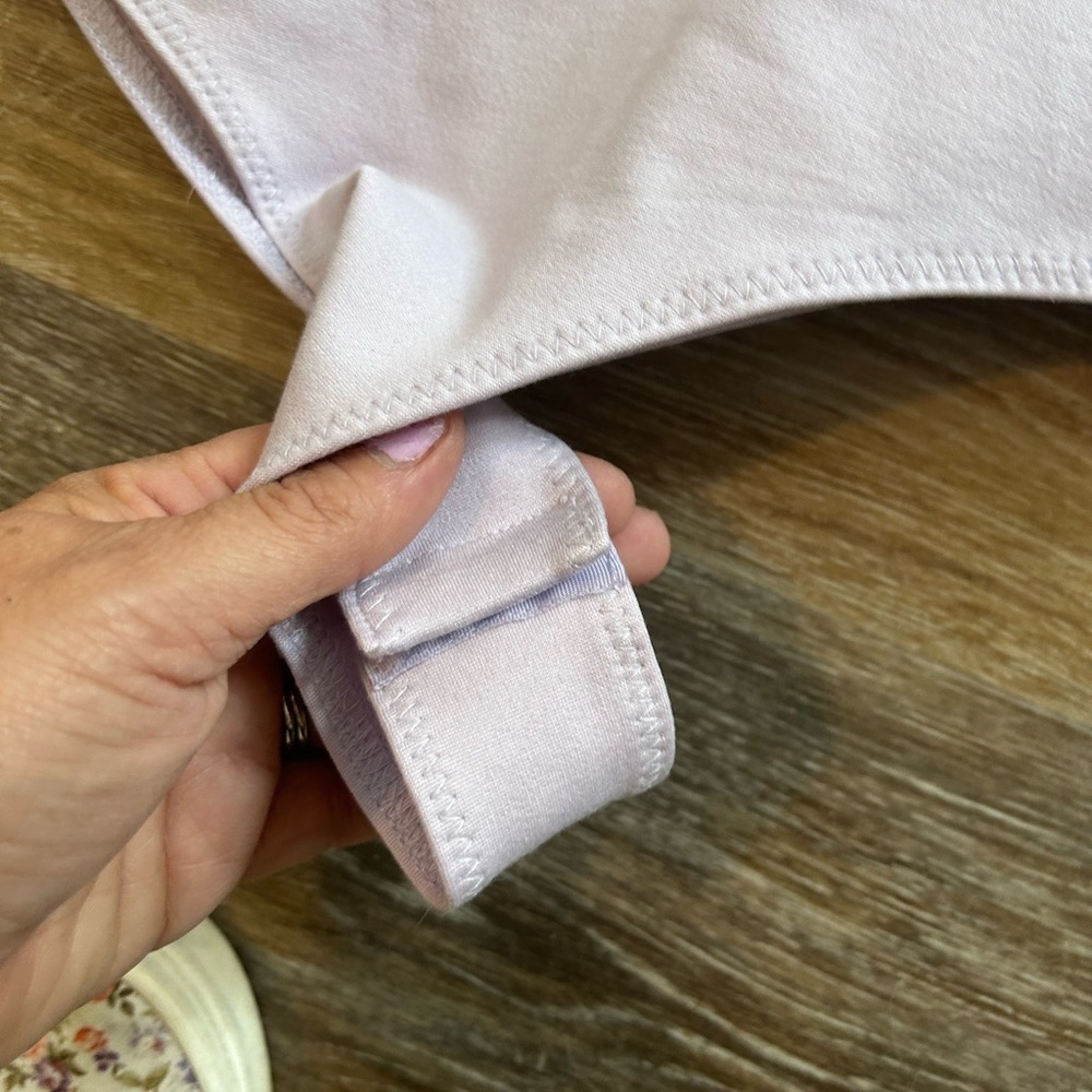 NWT ShineStar Lot of 2 Bodysuits Nude & Lavender Medium - Picture 7 of 11